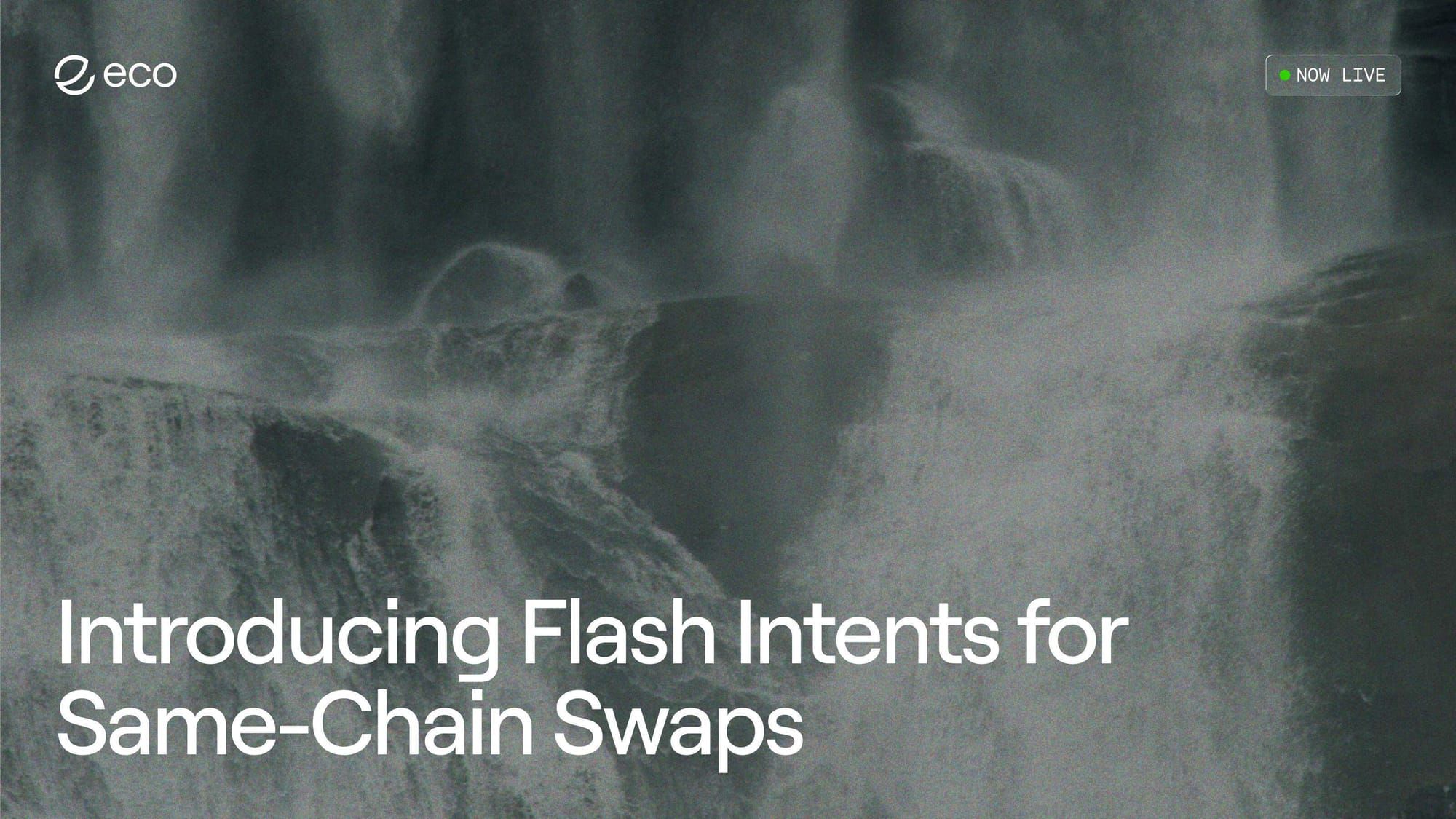 Introducing Flash Intents for Same-Chain Swaps