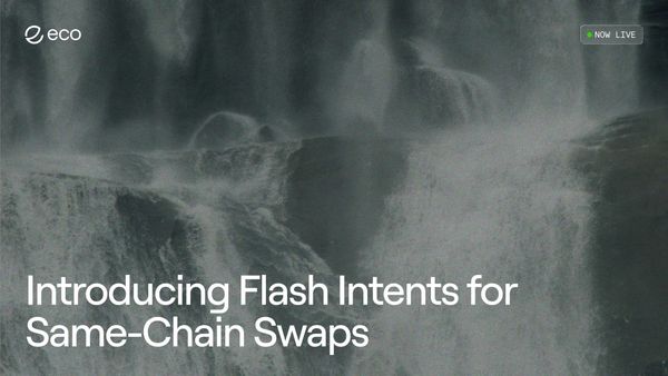 Introducing Flash Intents for Same-Chain Swaps
