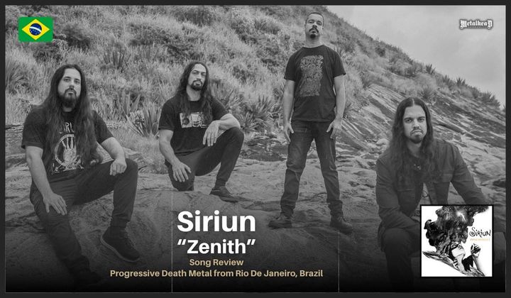 Siriun - Zenith - Song Review - Progressive Death Metal from Rio De Janeiro, Brazil