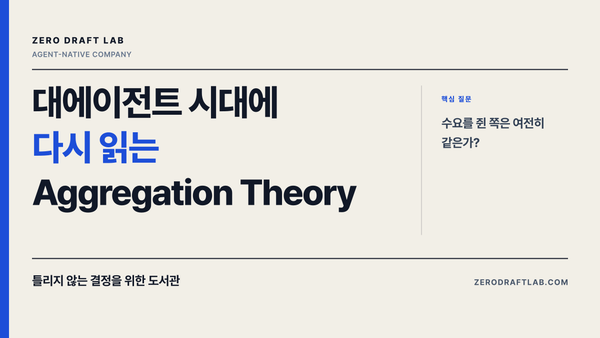 대에이전트 시대에 다시 읽는 Aggregation Theory