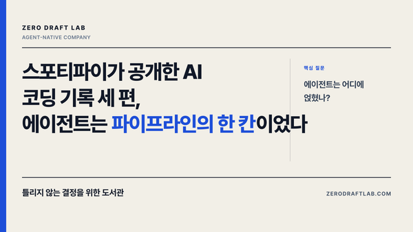 스포티파이가 공개한 AI 코딩 기록 세 편, 에이전트는 파이프라인의 한 칸이었다
