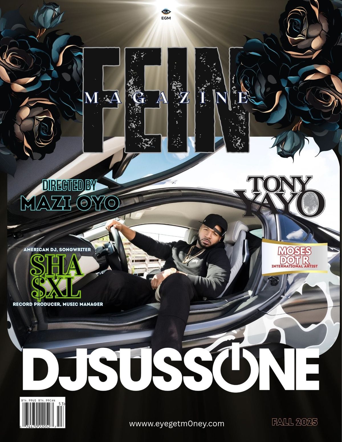 F.E.I.N Magazine Classic! Issue #1 - the Flagship Issue w/ Dj Sussone on the Cover!