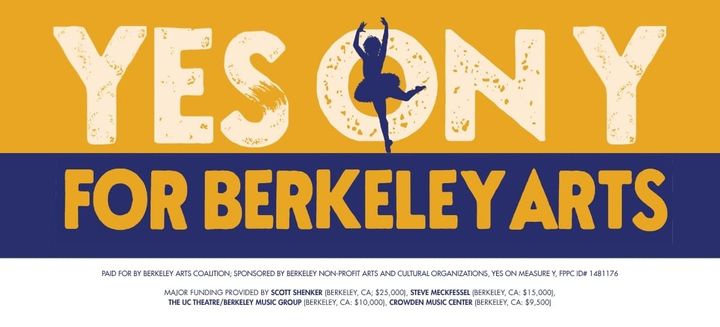 Support Berkeley Arts with Measure Y