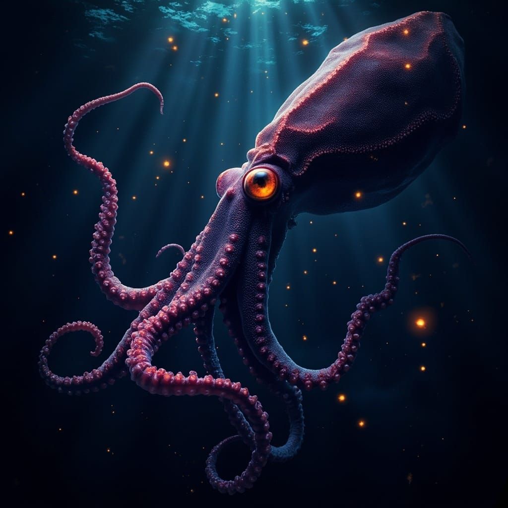 The Giant Squid's Secret Life: Monster of the Deep