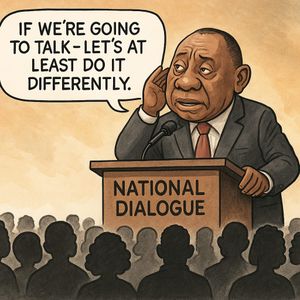 I.am.not.making.this.up 💥 If President Cyril Ramaphosa wants a national conversation, he could try actually listening