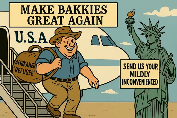 I.am.not.making.this.up💥Boere on the run: America’s newest reality show refugees