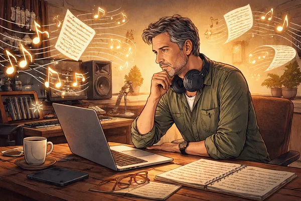 Loose Canon💥Stand up under one unbroken algorithm: an amateur meets AI music