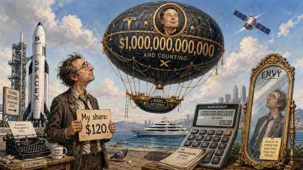 Loose canon💥Now that he is a trillionaire, should Elon Musk give me some money? A modest proposal
