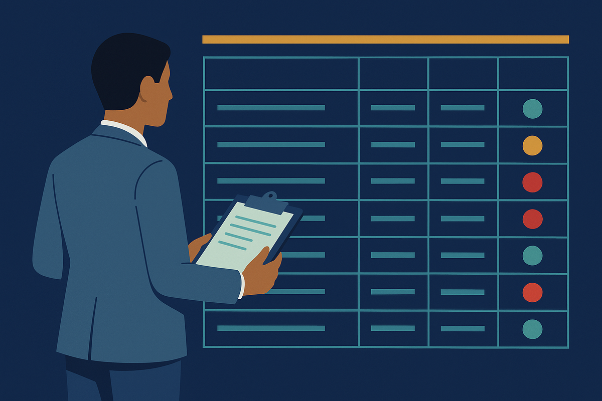 How do I build an AI risk register for a project?
