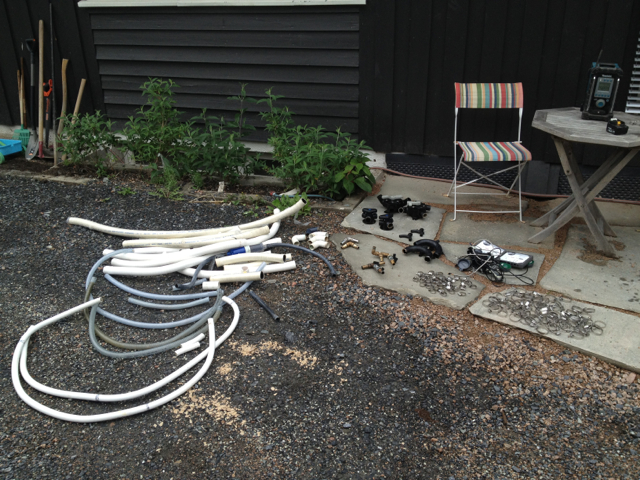 Deler for å koble opp dassene