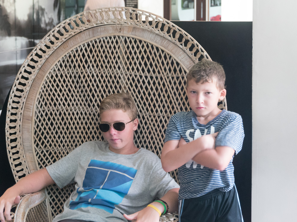 På hotell er man konger....