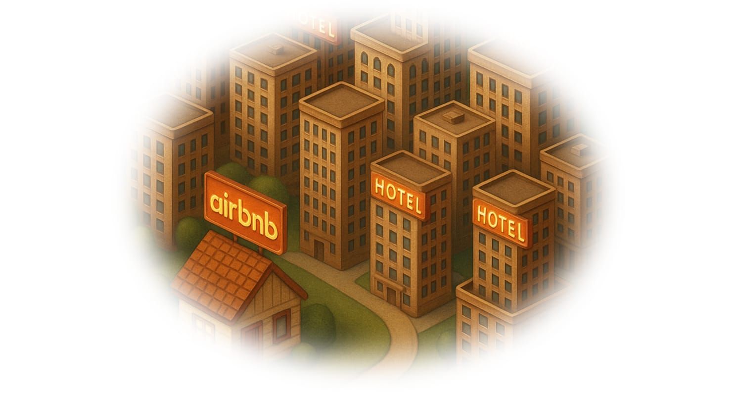 Airbnb affirme que le surtourisme est d'abord le fait des hôtels européens