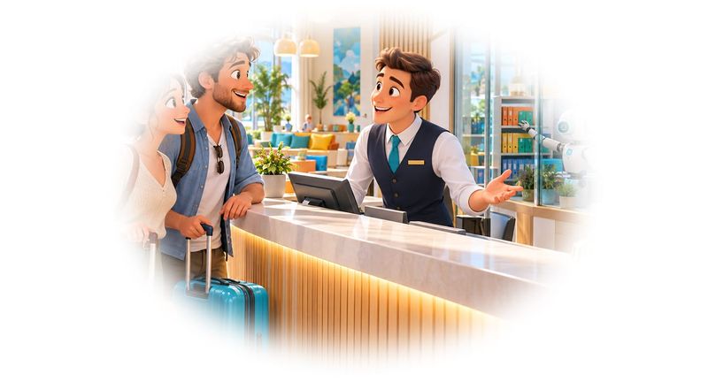 L'IA dans l'hôtellerie : vos clients la veulent en coulisses, pas à la réception !