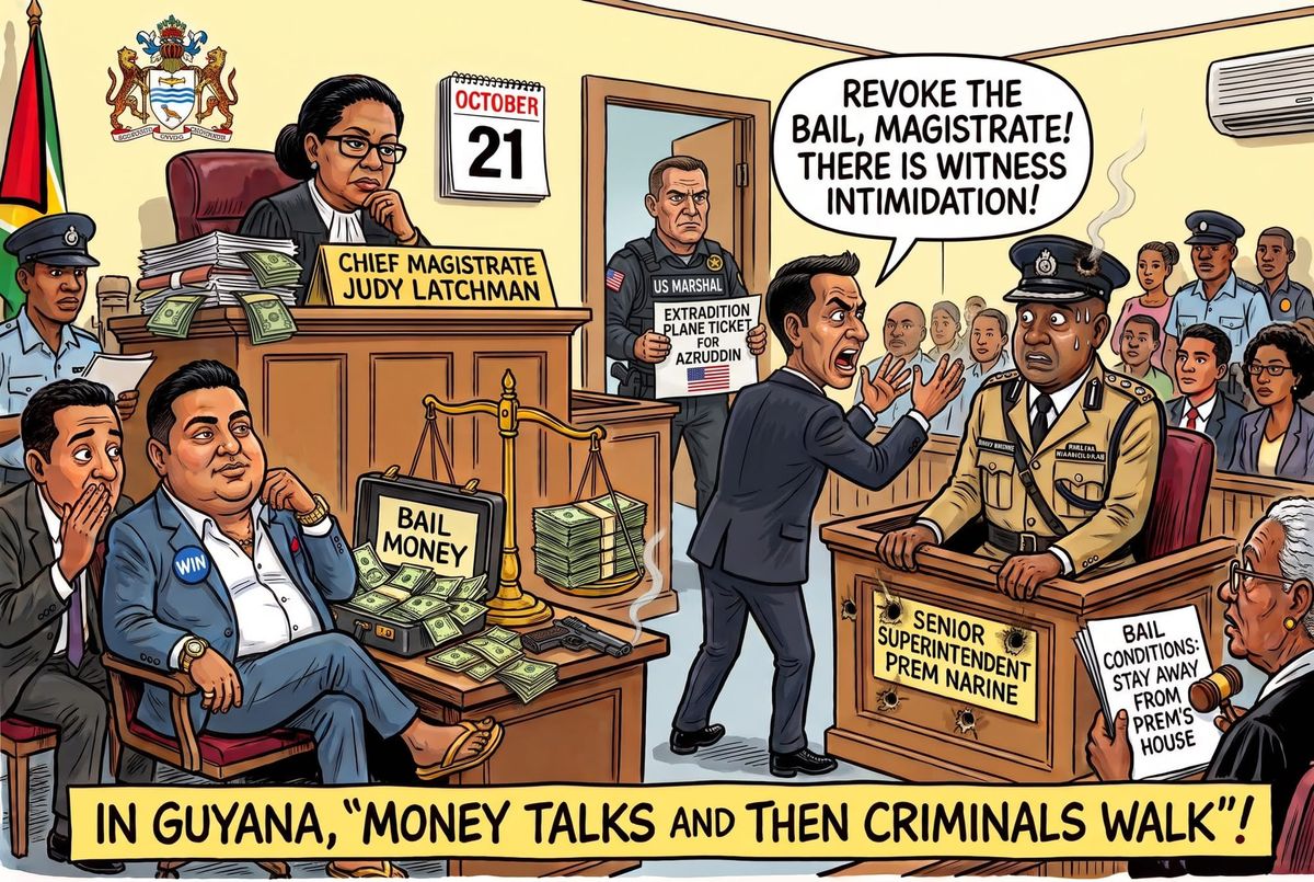 Will Judy Latchman Revoke Bail on 21 October and Remand Azruddin Mohamed?