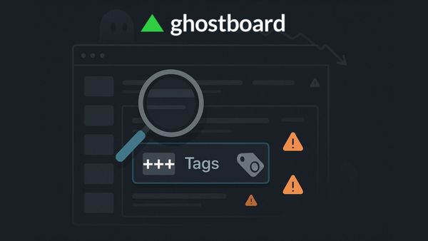 Too Many Tags in Ghost? Fix It with Ghostboard ✨