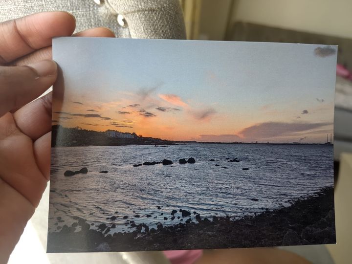 Dublin Bay landscape photo at sunset