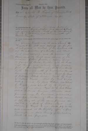 Deed 1855