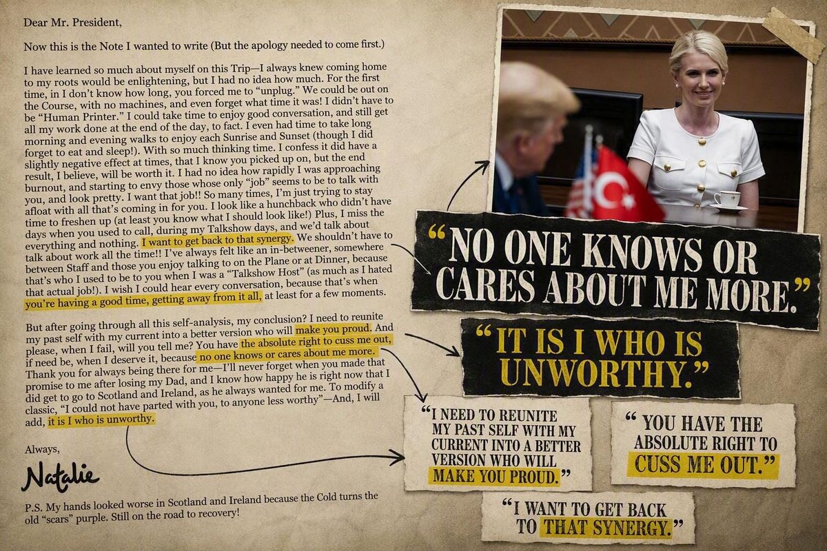 “No One Knows or Cares About Me More”: What Natalie Harp's Letters to Trump Reveal About Access, Devotion, and the Machinery of Power