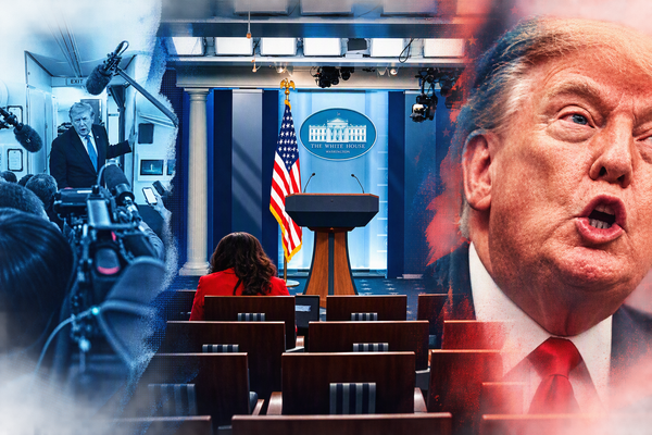 Trump Calls It "The Ban on the Free Press"