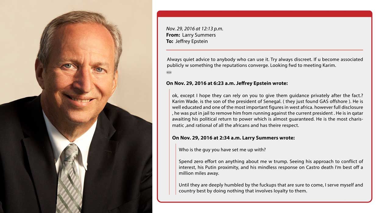 Larry Summers’ Epstein Email Fallout: What It Means for Markets & Trust
