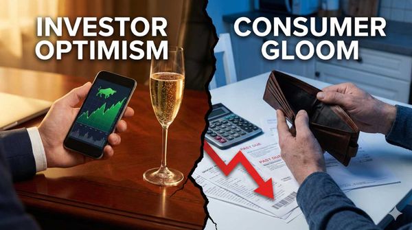 Consumer Sentiment Tanks — Are Stock Investors Banking On False Confidence?