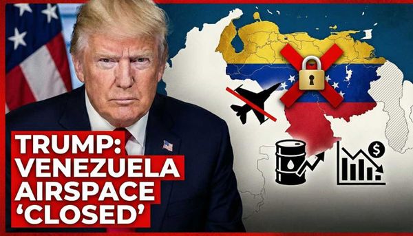 Trump Declares Venezuela Airspace “Closed” — Geopolitical Shock Raises Market & Energy Risks