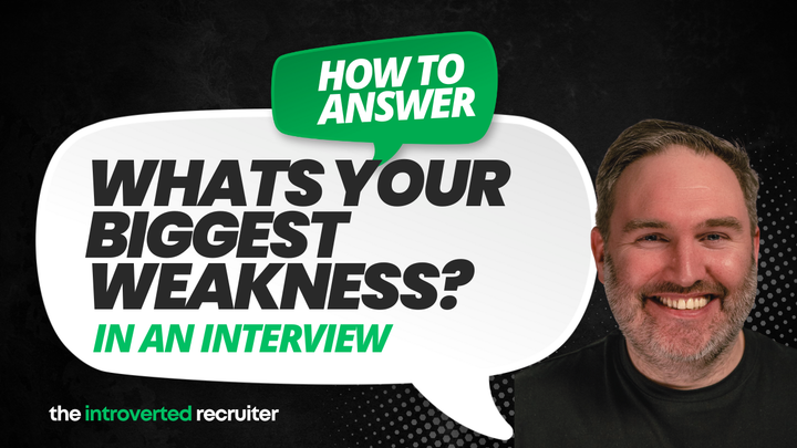 How to answer "What's your biggest weakness?" in a job interview