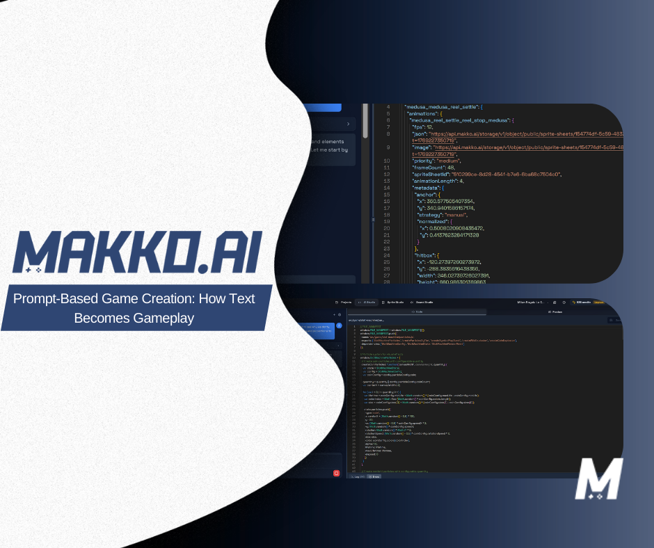 Makko blog thumbnail for prompt based game creation