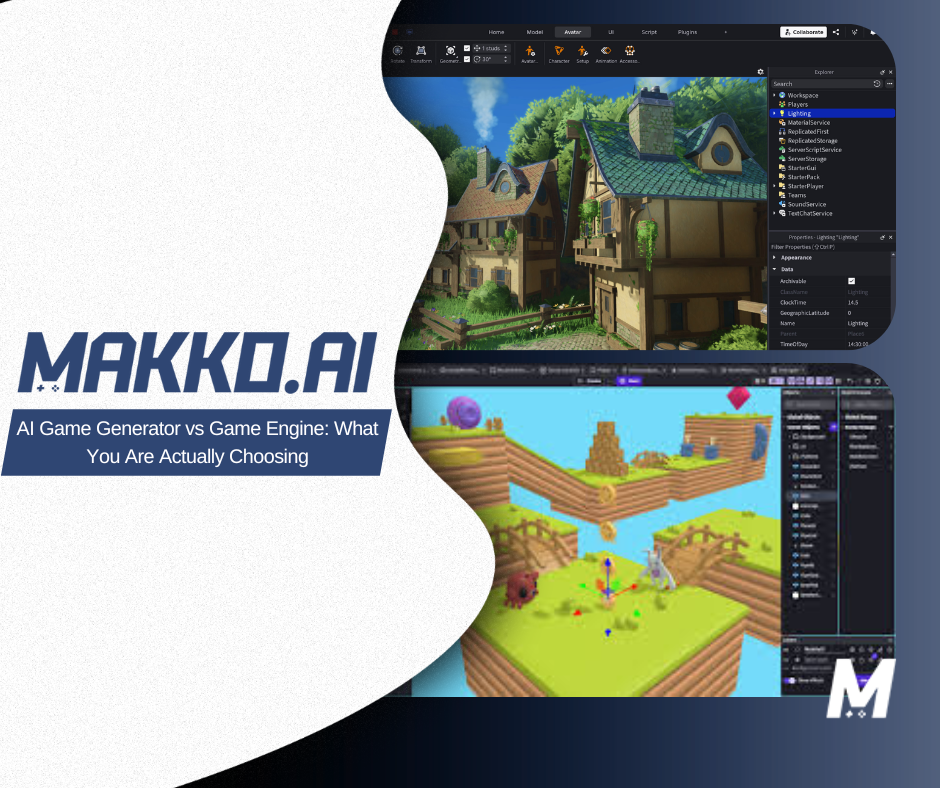 AI Game Generator vs Game Engine: What You Are Actually Choosing