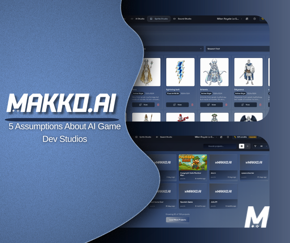 5 Assumptions About AI Game Dev Studios