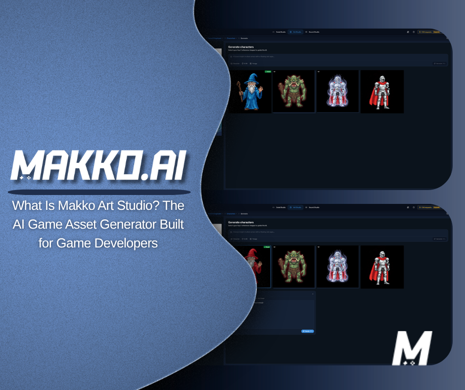 What Is Makko Art Studio? The AI Game Asset Generator Built for Game Developers