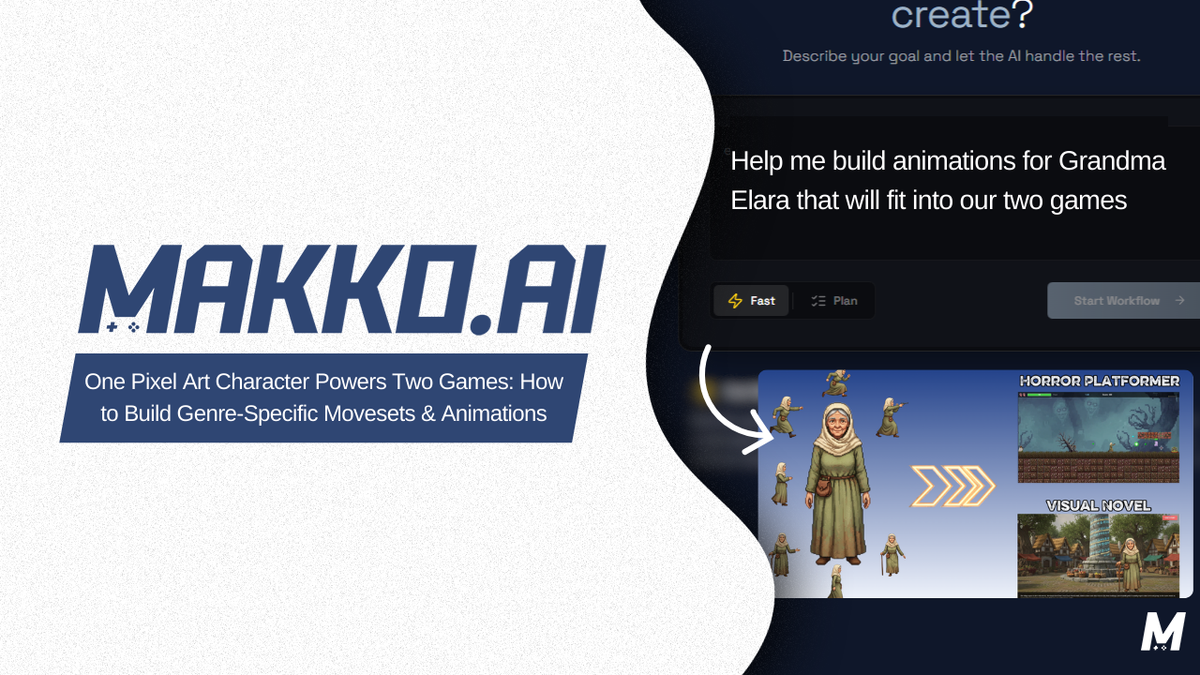 One Pixel Art Character Powers Two Games: How to Build Genre-Specific Movesets and Animations