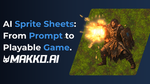 Vampire Survivors-Style Game and Art With AI: Prompt to Prototype