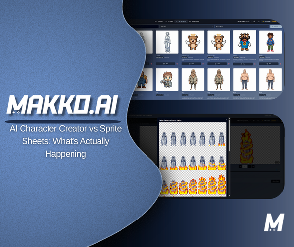 AI Character Creator vs Sprite Sheets: What’s Actually Happening