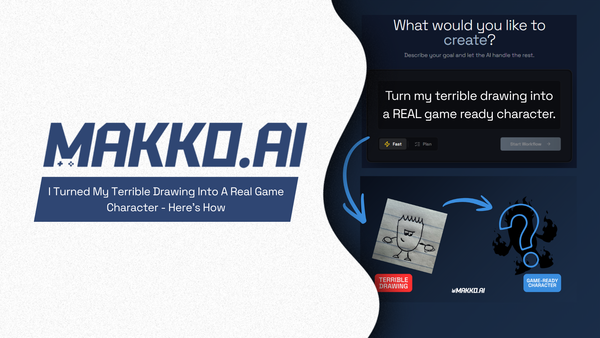 I Turned My Notebook Sketch Into a Game-Ready Character Using an AI Character Creator