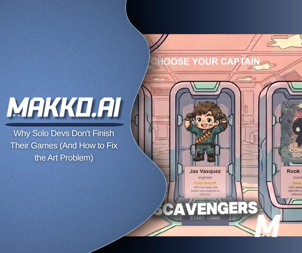 Why Solo Devs Don't Finish Their Games (And How to Fix the Art Problem)