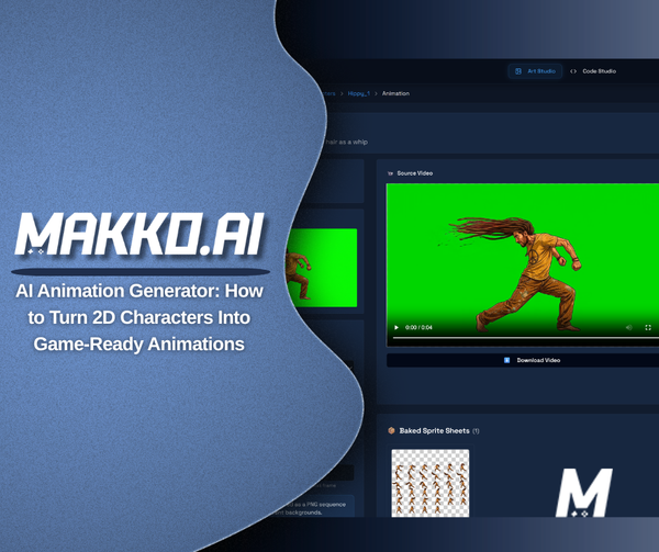AI Animation Generator: How to Turn 2D Characters Into Game-Ready Animations