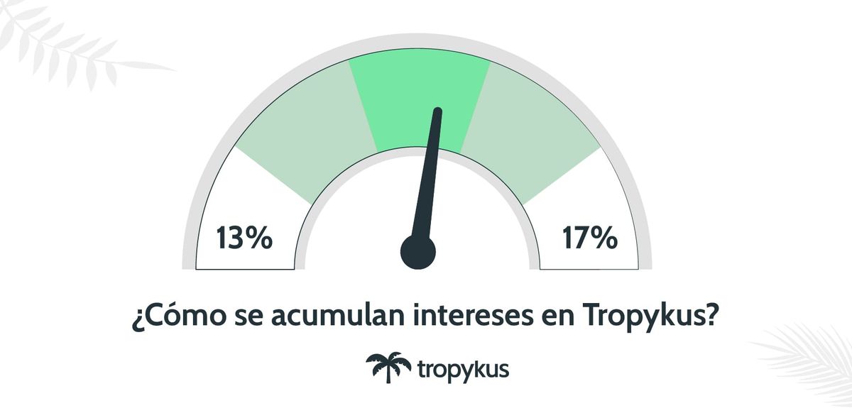 ¿Cómo se acumulan intereses en Tropykus?