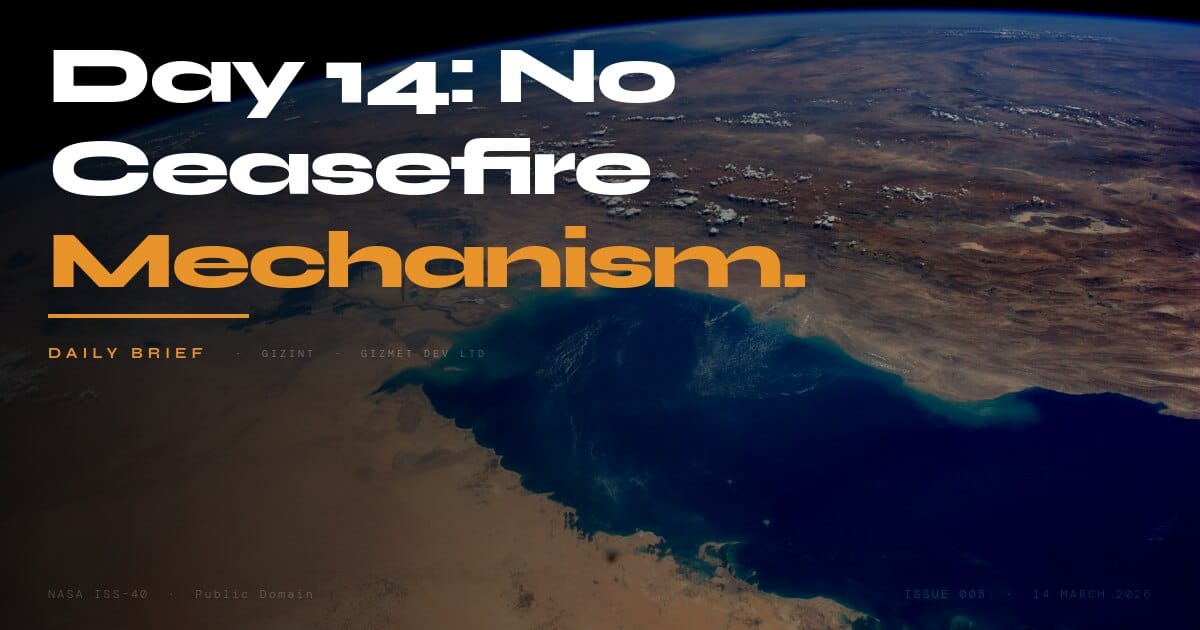 GIZINT — The Daily Brief | Issue 005