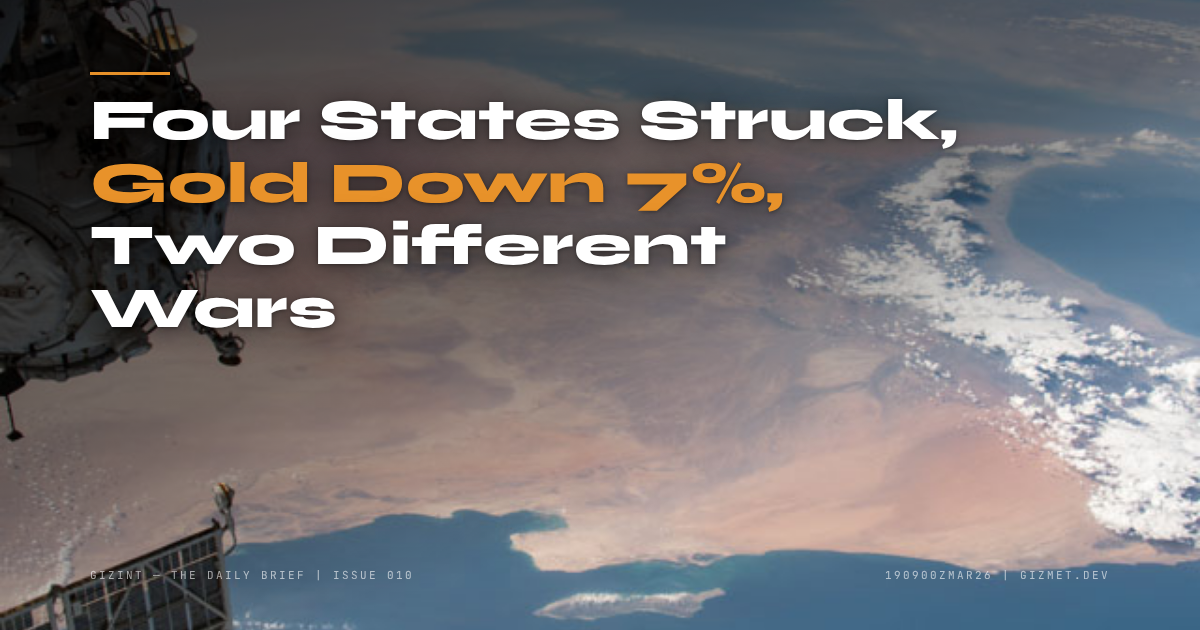 GIZINT — The Daily Brief | Issue 010