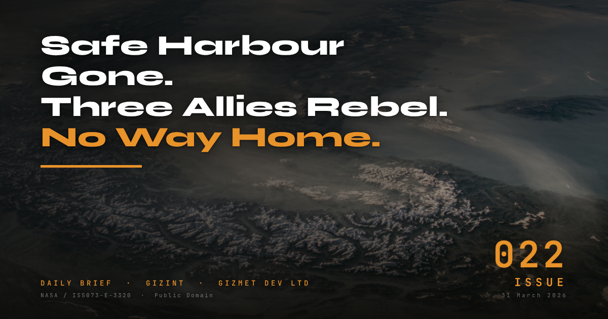 GIZINT — The Daily Brief | Issue 022