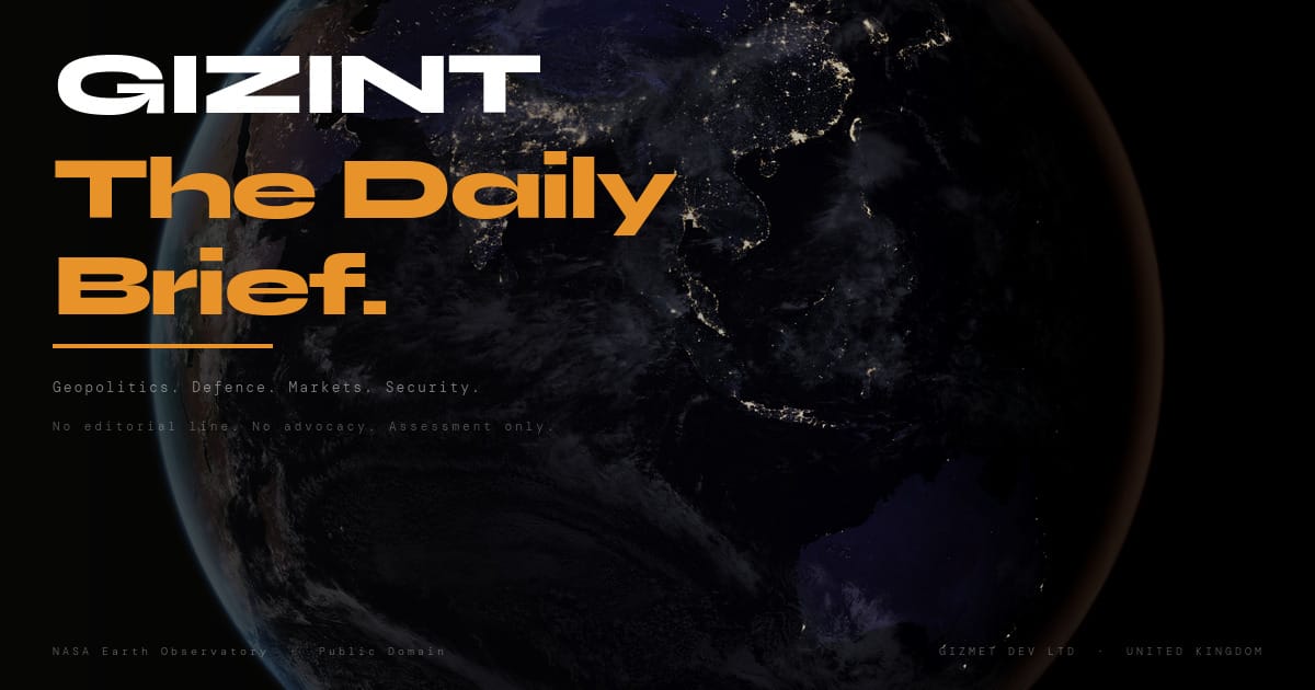 GIZINT. The Daily Brief