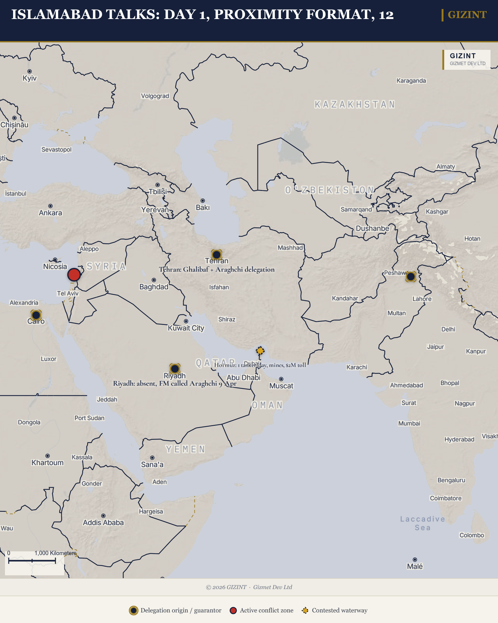 Islamabad Talks: Day 1 Delegations