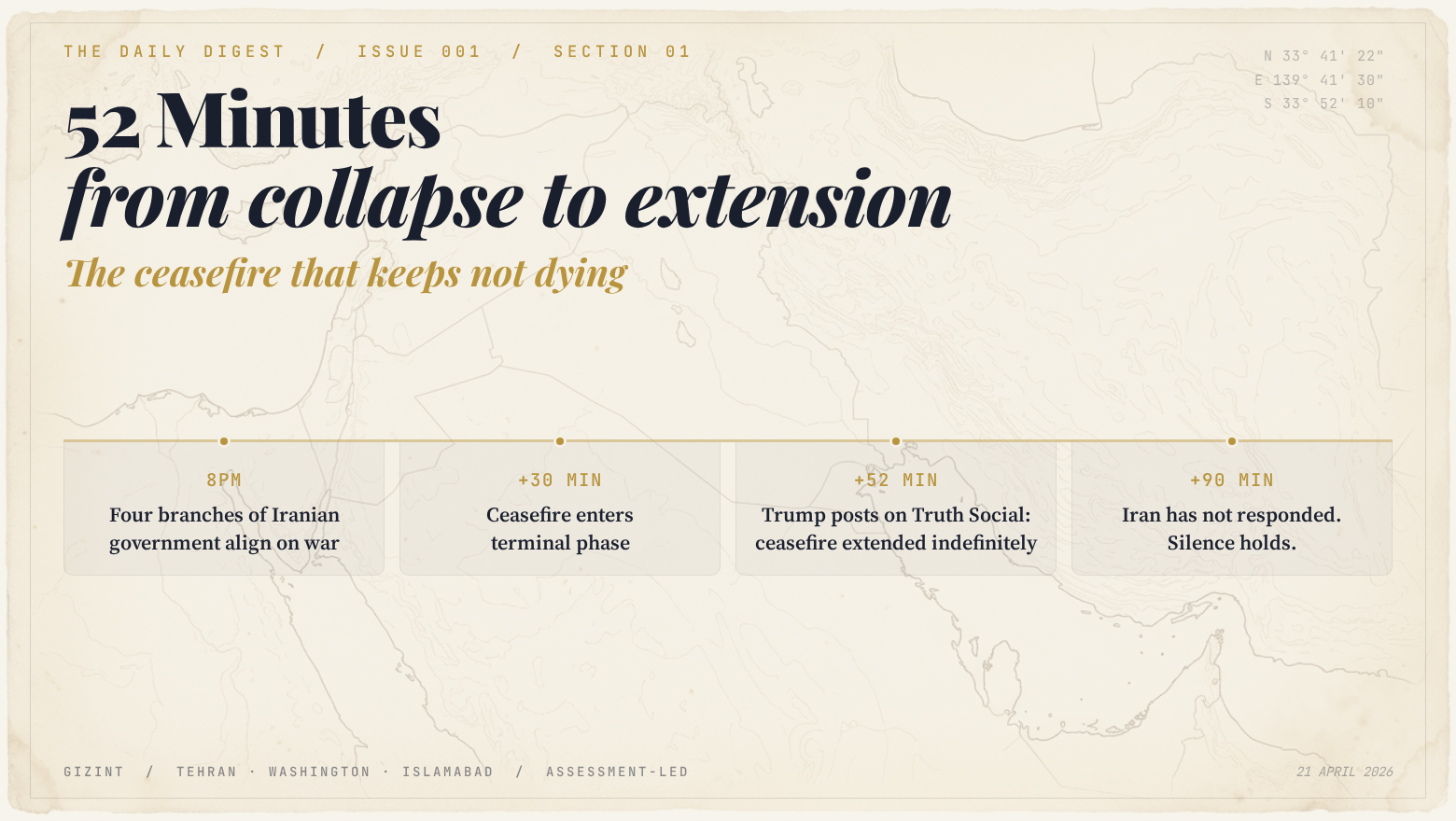 The ceasefire that died and came back in 52 minutes explainer