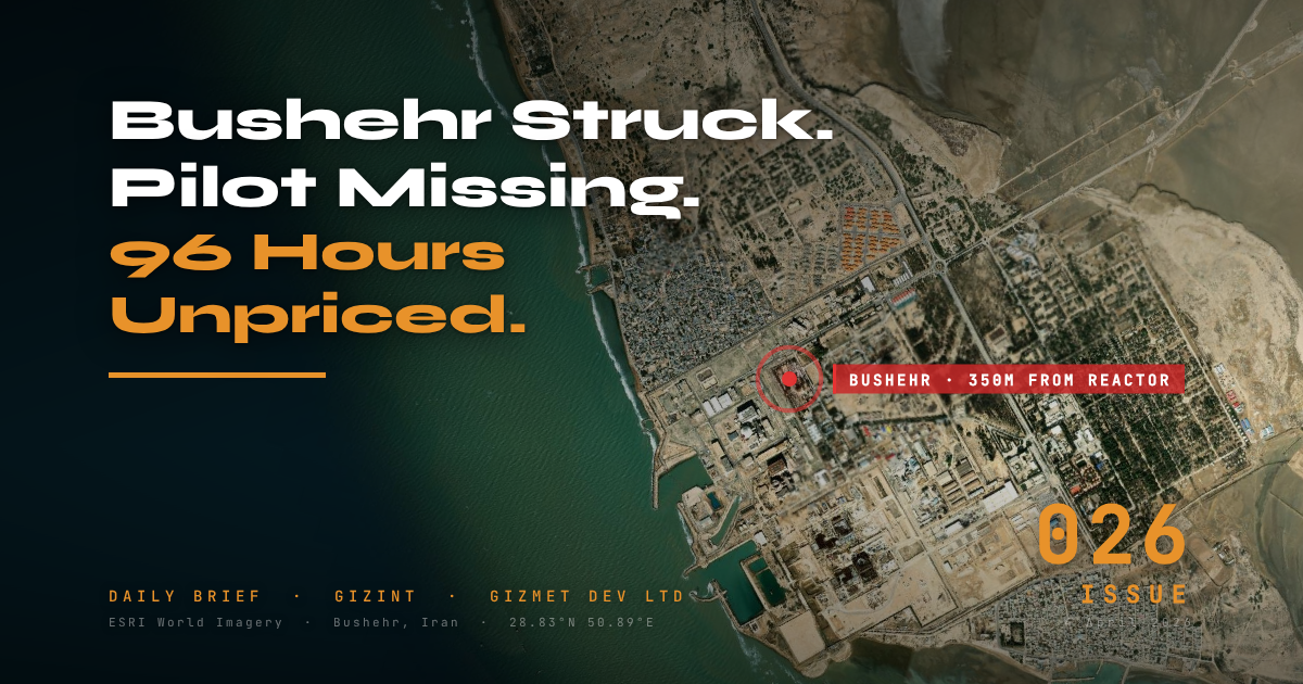 GIZINT — The Daily Brief | Issue 026