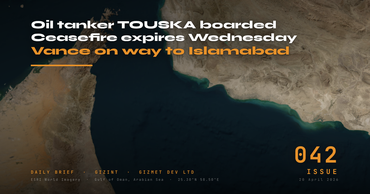 GIZINT — The Daily Brief | Issue 042