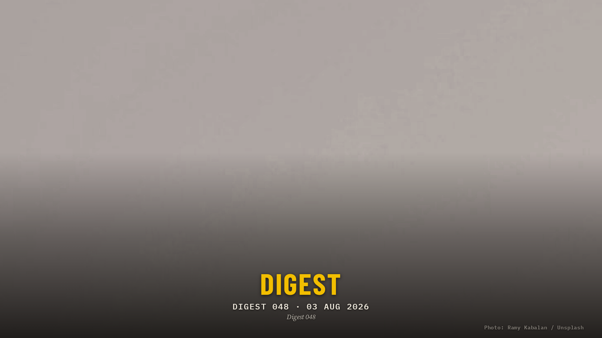 Digest 048 · Two governments describe two routes through Hormuz