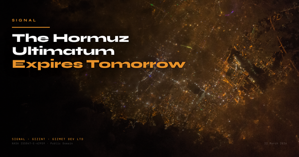 The Hormuz Ultimatum Expires Tomorrow