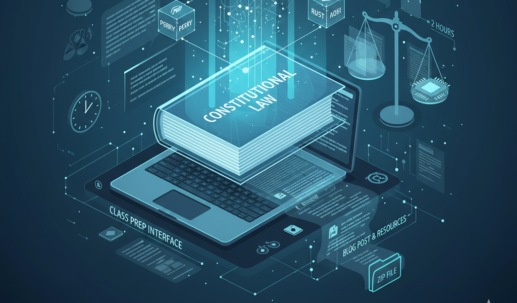 Prep your law class like it's 2026