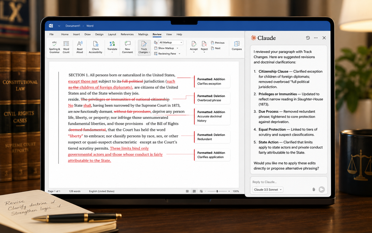 Claude for Word is ridiculously useful